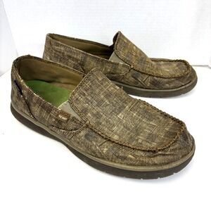 Patagonia Naked Maui Hemp Loafers Mens 13 Brown Slip On Moc Shoes Lighweight‎